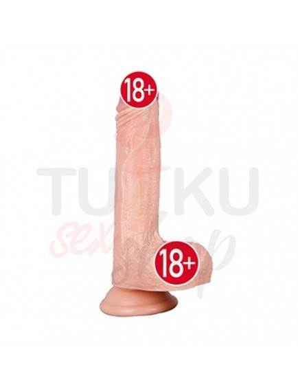 19 Cm Et Dokulu Dildo